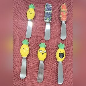 Pineapple Kids Spreaders Set - Yellow